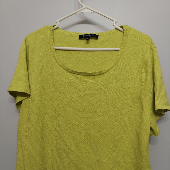 Evan Picone women's 2x plus soft basic swoop tee - Picture 2 of 7